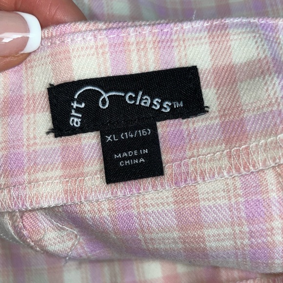 Art Class girls plaid pink skirt size XL 14-16 NWOT brand new never worn - Picture 4 of 4